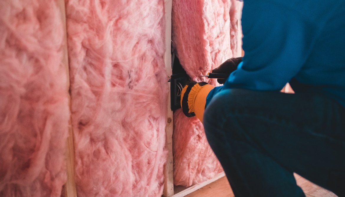 installing insulation