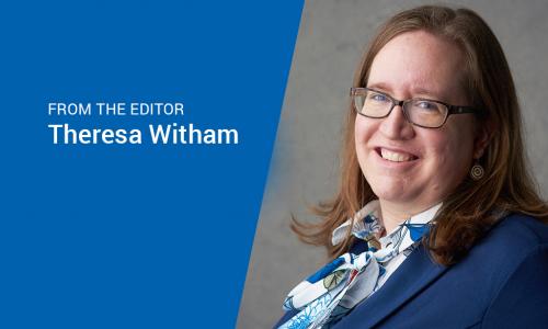 CUES managing editor and publisher Theresa Witham 