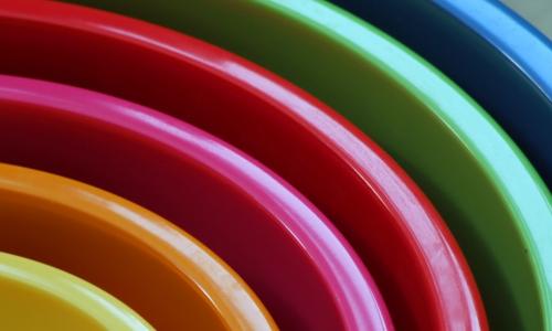 concentric colorful bowls